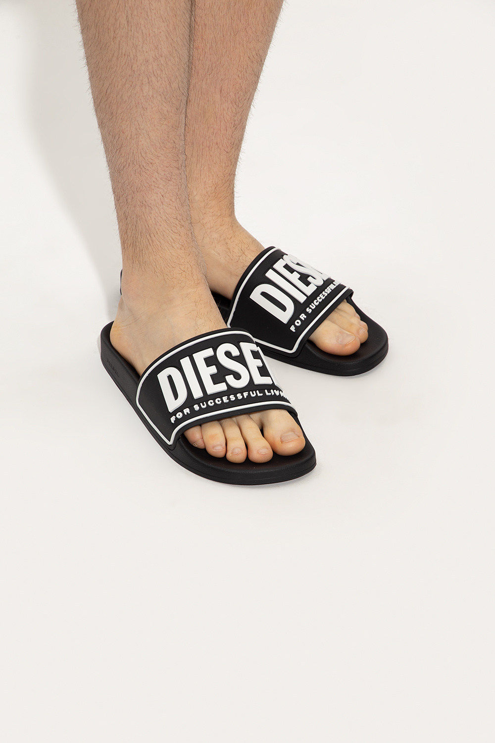 Diesel 'Sa-Mayemi' rubber slides | Men's Shoes | Vitkac